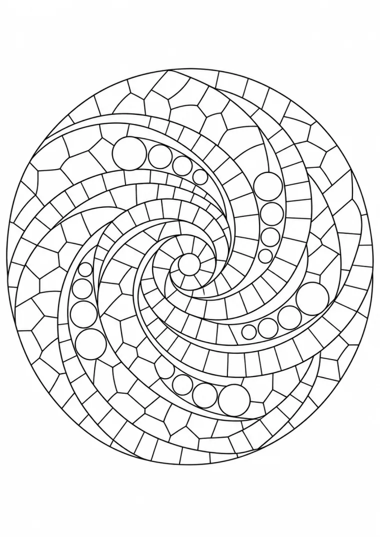 Abstrakte Spiralen