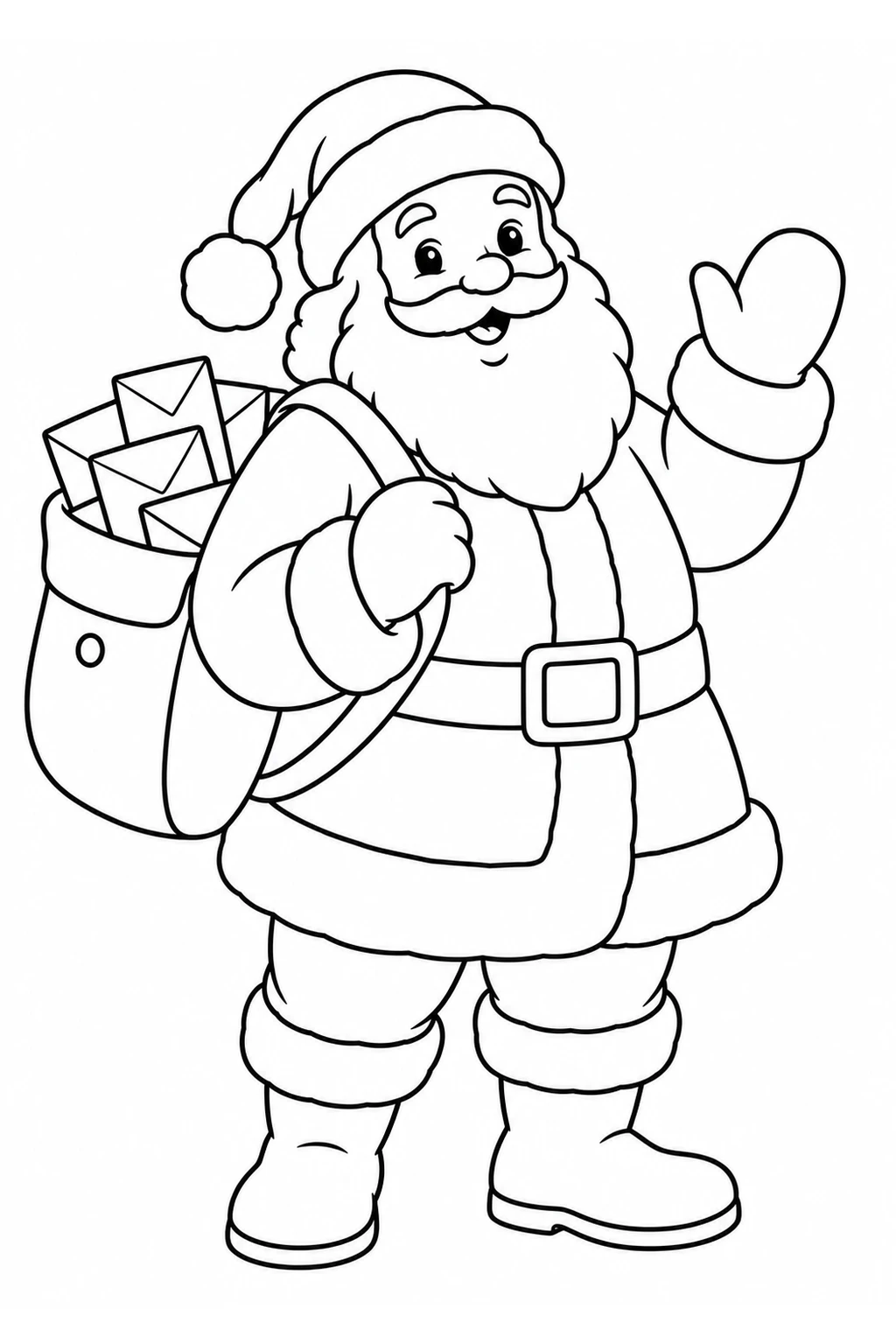 Weihnachtsmann mit Brieftasche