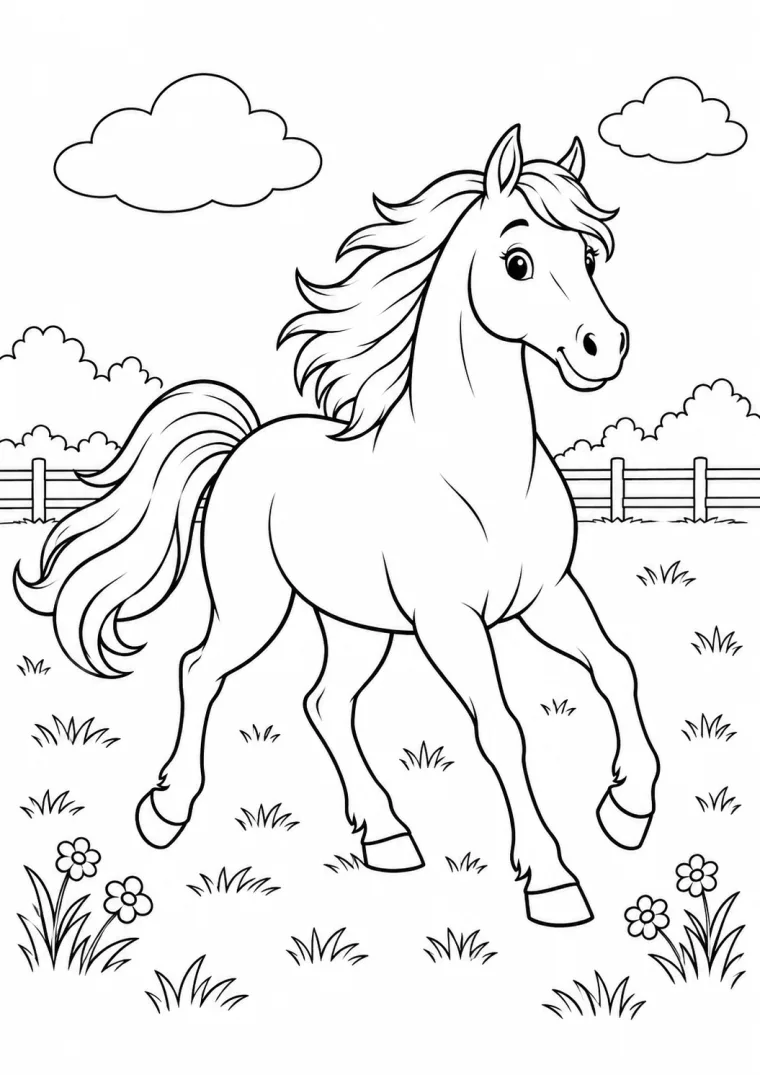 Pferd auf der Weide