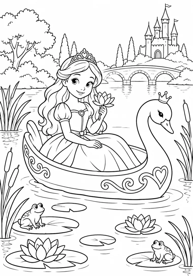 Prinzessin im Schwanenboot