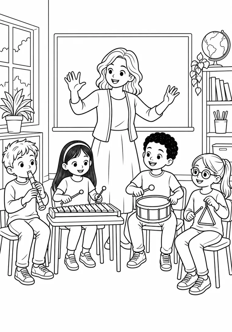 Musikunterricht in der Schule