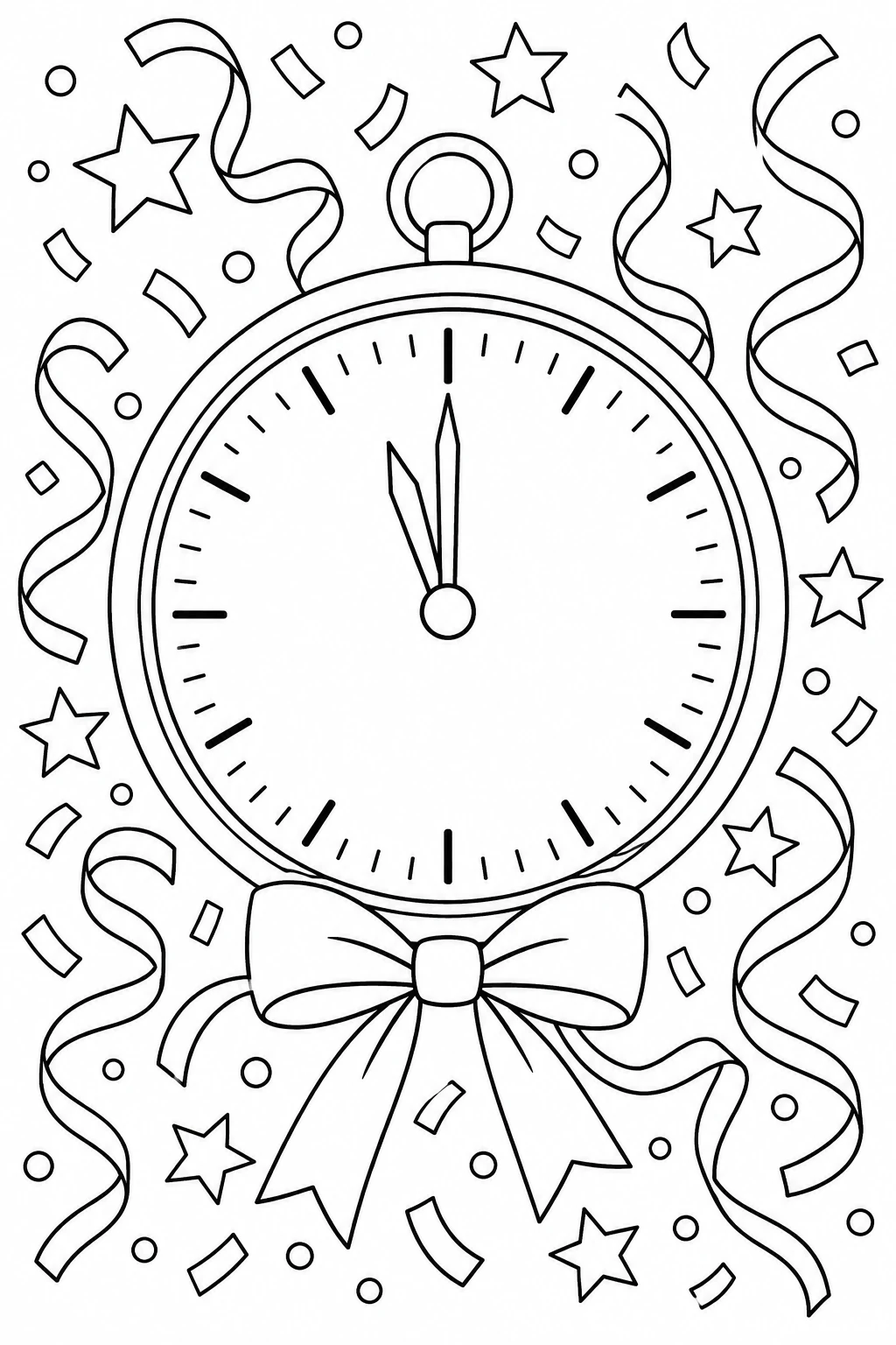 Countdown-Uhr ohne Ziffern
