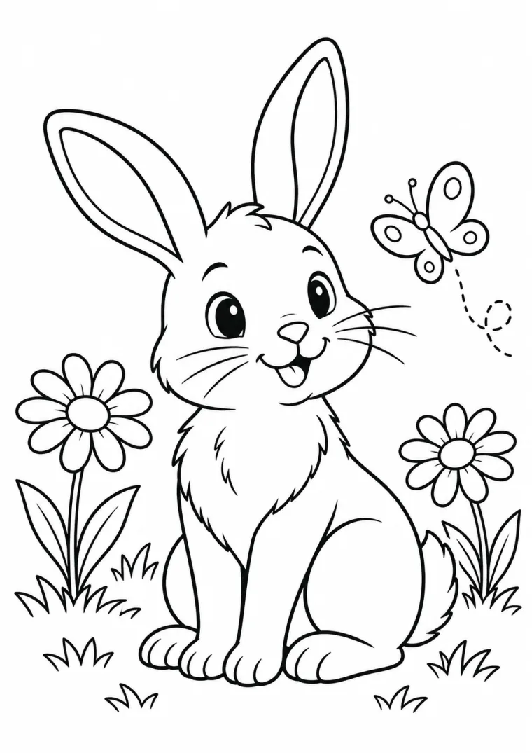 Hase auf der Wiese
