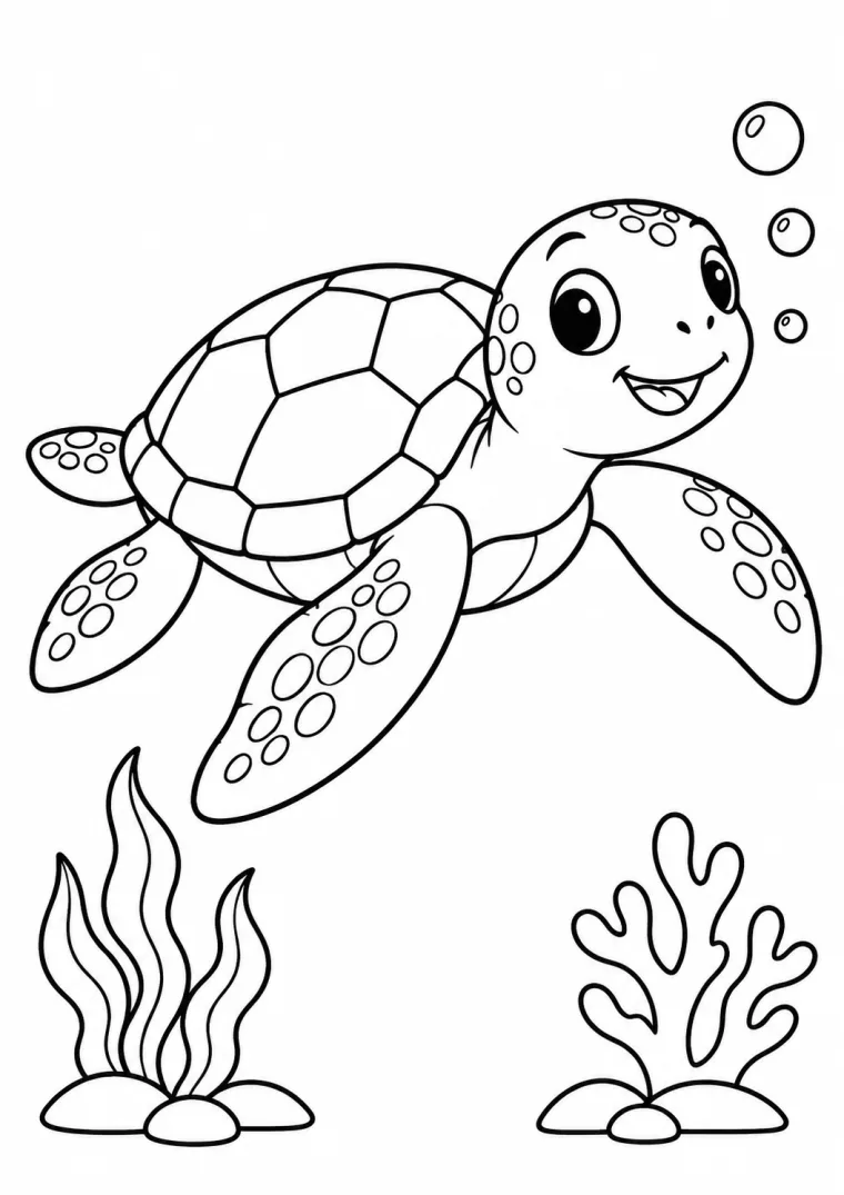 Schildkröte im Meer