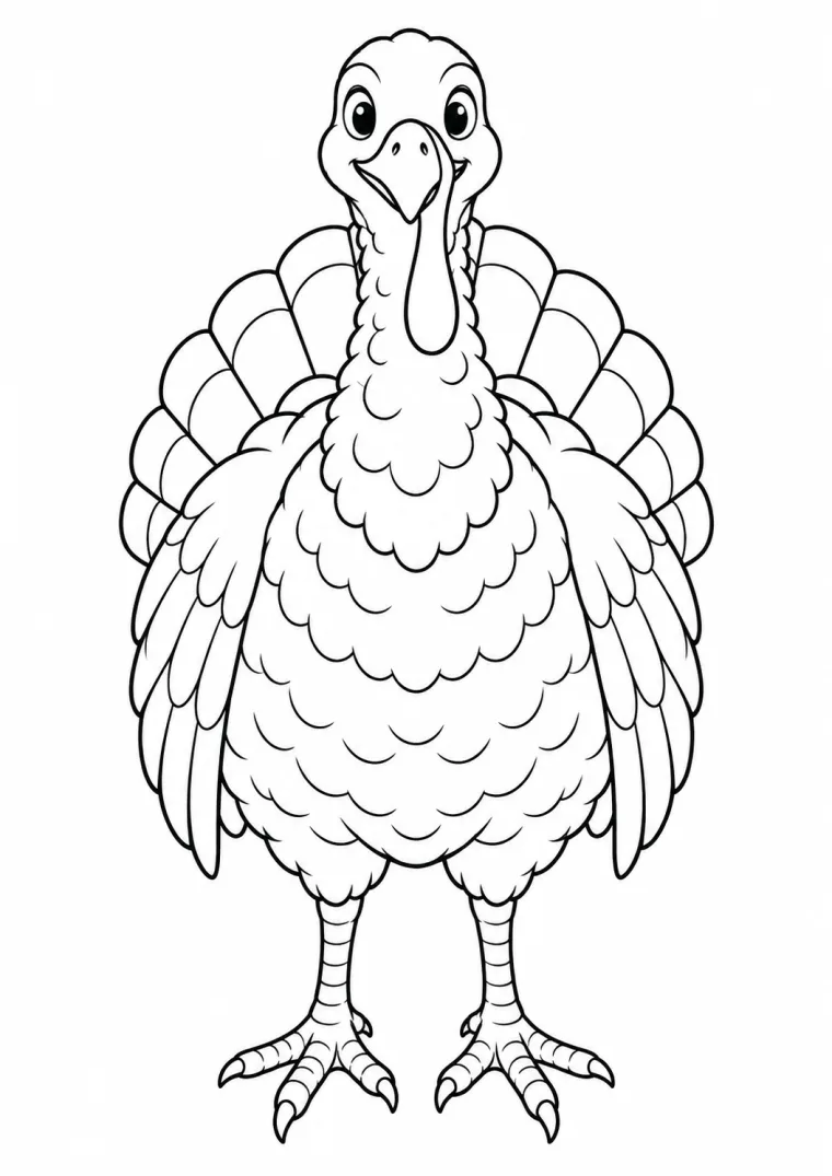 Truthahn frontal