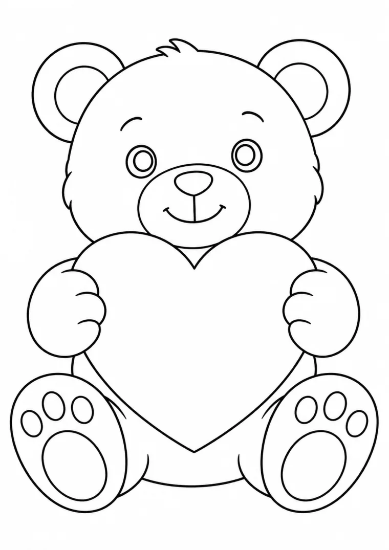 Teddy mit leerem Herz