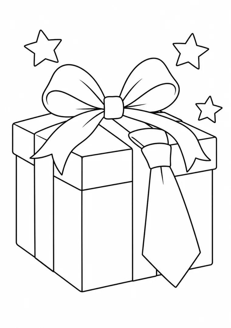 Geschenk mit Krawatte