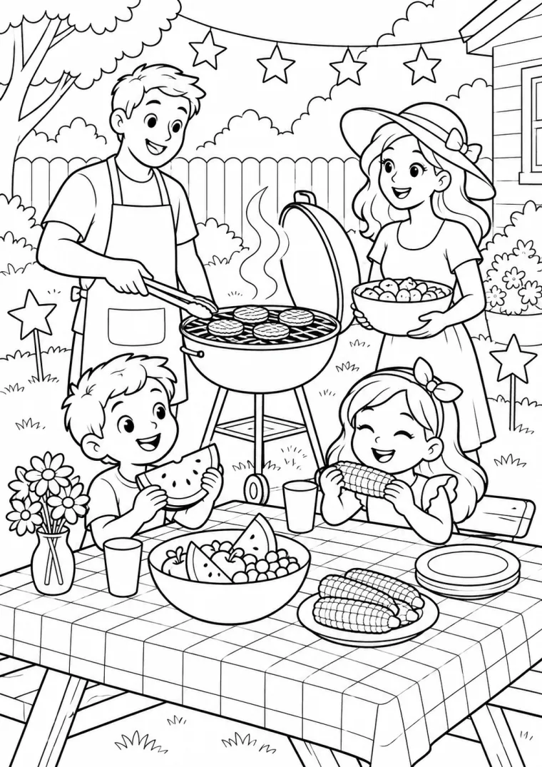 Grillfest im Garten