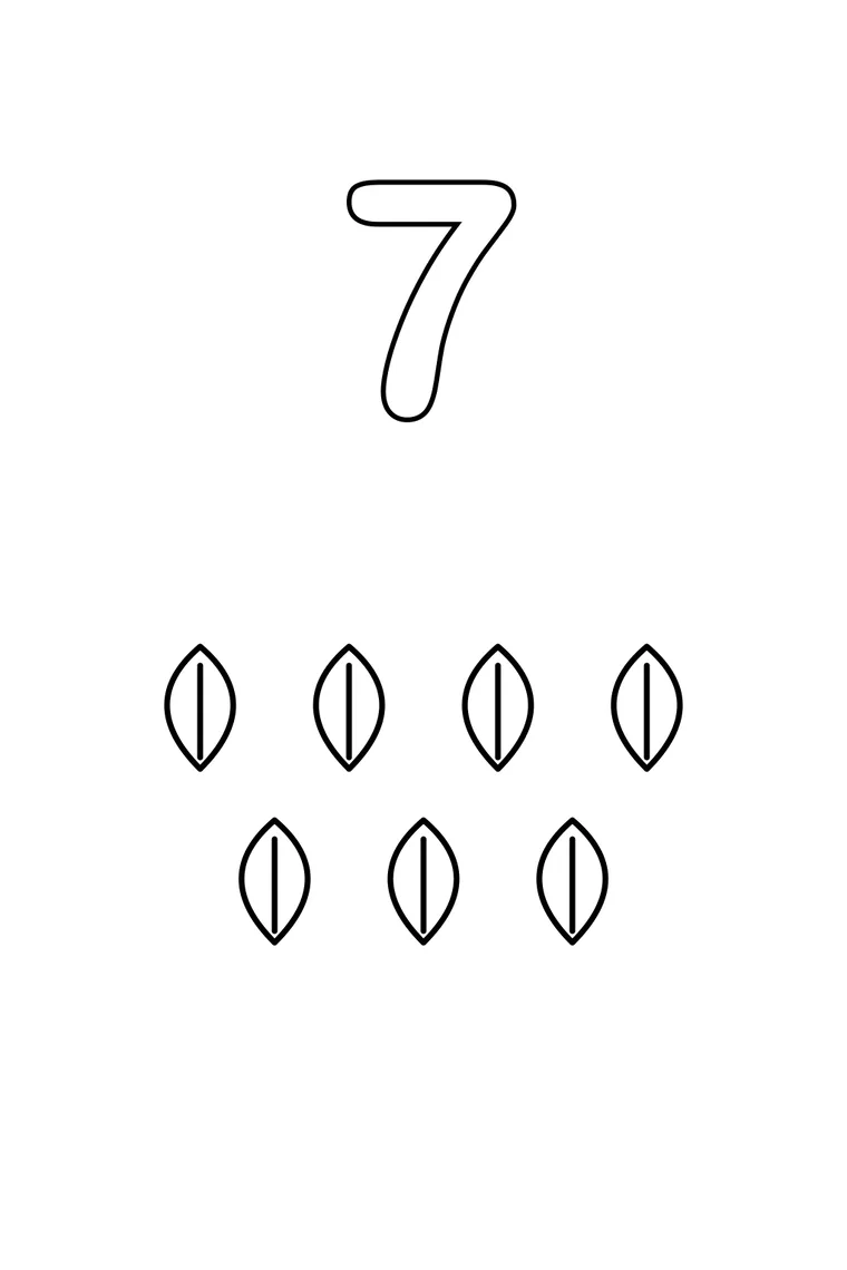Zahl Sieben
